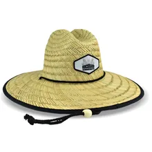 25 pcs/lot Simple men's and women's summer cowboy hat straw hat hollow weave foldable sun hat 57-58cm outdoor beach hat 