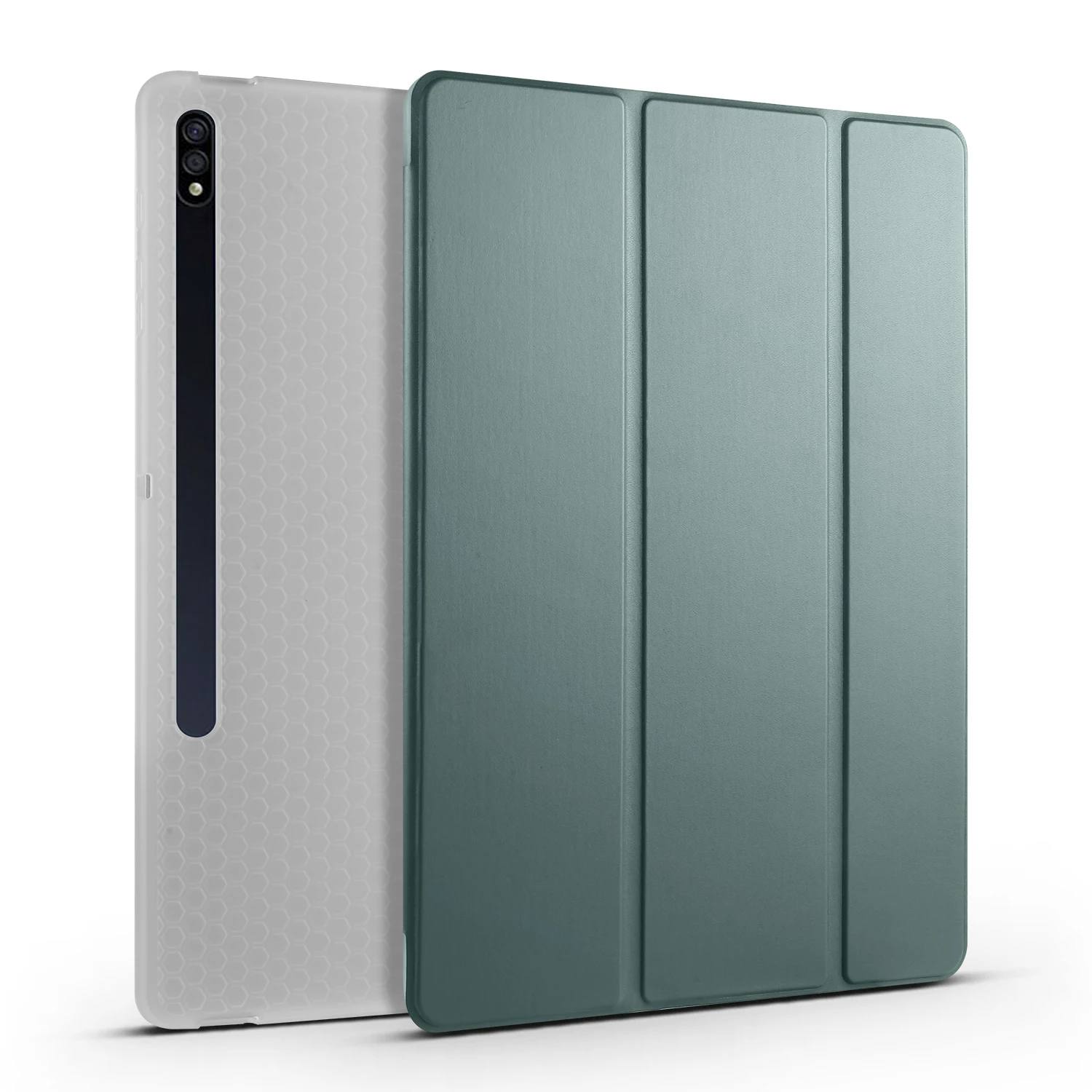 Чехол для Samsung Galaxy Tab S8 S7 Plus FE чехол планшета флип-подставка сотовая защита из ТПУ