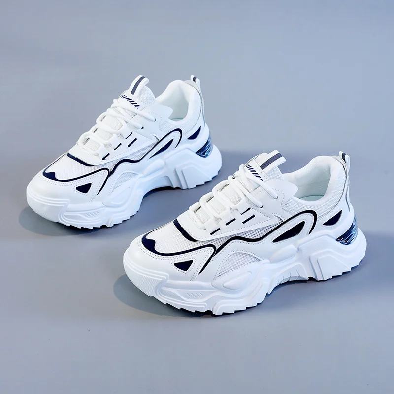 

2022 Summer New Ladies Casual Shoes Fashion Lightweight Mesh Women Shoes Comfortable Breathable Shoes Wear-resistant Non-slip 40