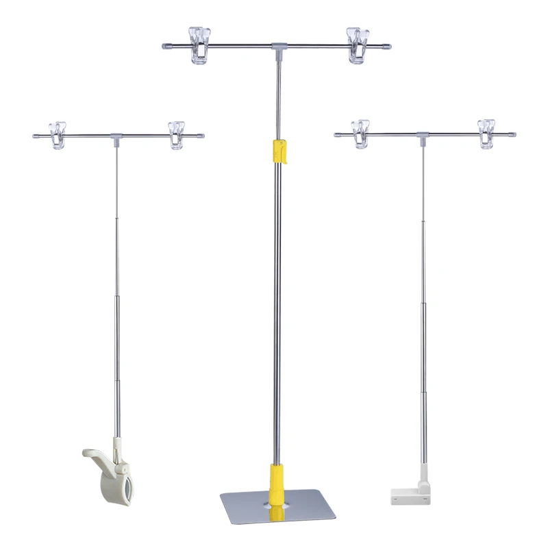 Т-образный постер кронштейн планшетофон настольная стойка для дисплея напольный