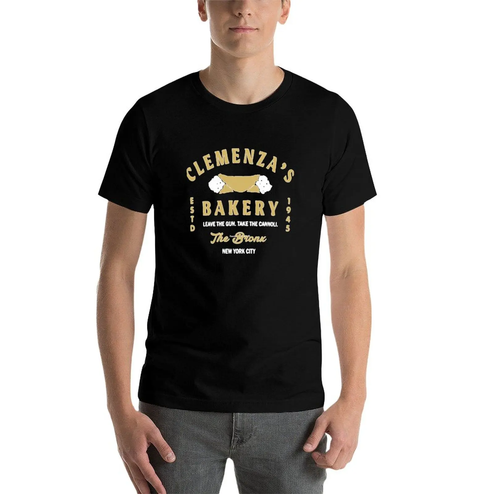 Фото Футболка Clemenza's Bakery Basic с круглым вырезом и короткими рукавами №4