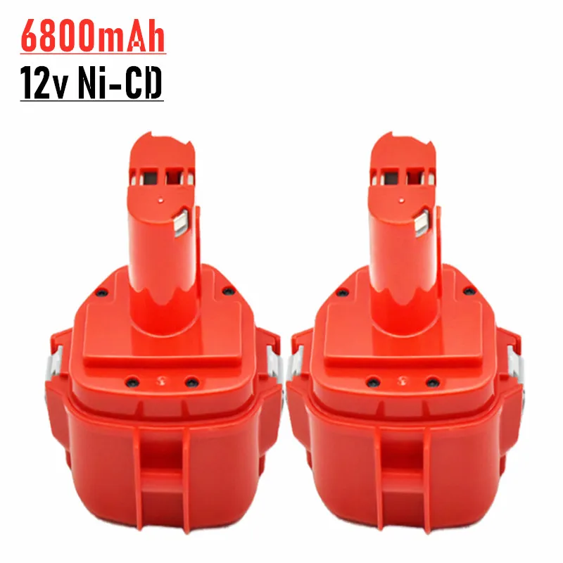 Высококачественная 6800mAh 12V Ni-CD 6.8Ah замена батареи для сверлильного станка Makita батарея PA12 1220 1233 1201 1223 1235 и т. д.