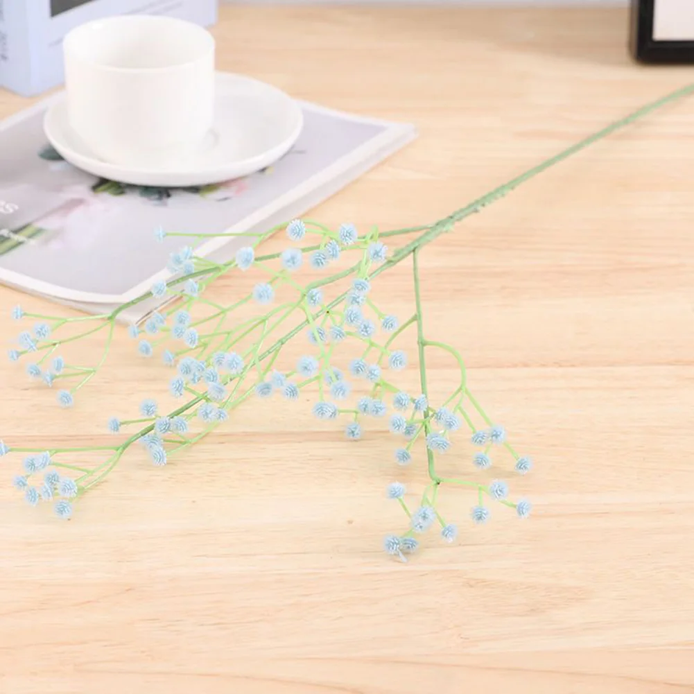 

1pc Artificial Flower Gypsophila Flowers Fake Baby\\'s Breath Silk Bouquet Home Wedding Decor 62cm High Quality