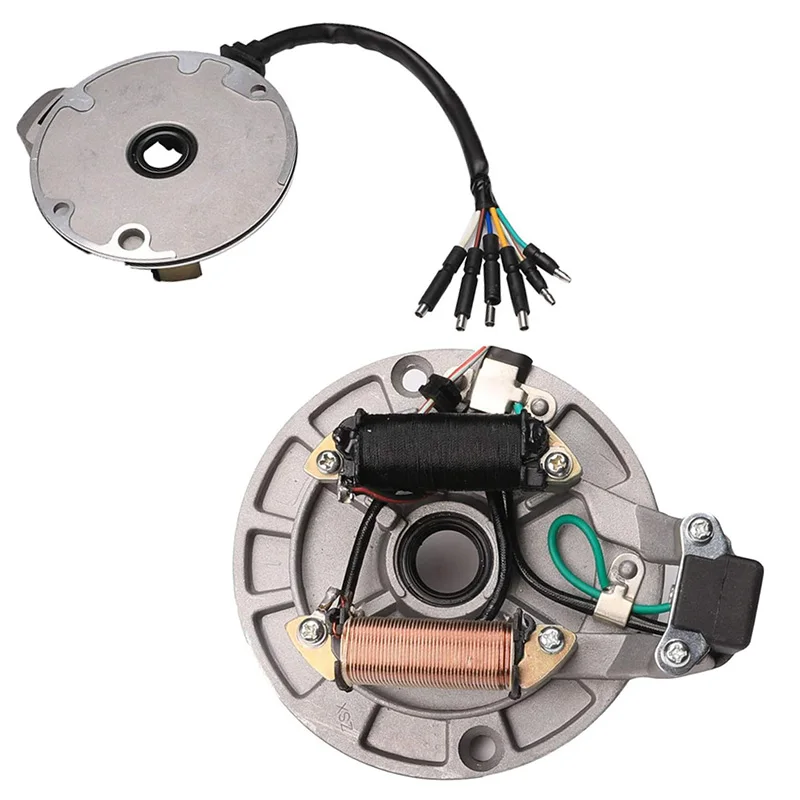 Фото 4-тактный жгут проводов катушки зажигания для мотоцикла Magnetos Stator CDI Box для 50cc 70cc 110cc 125cc Dirt Bike Pit Bike Motorized №2