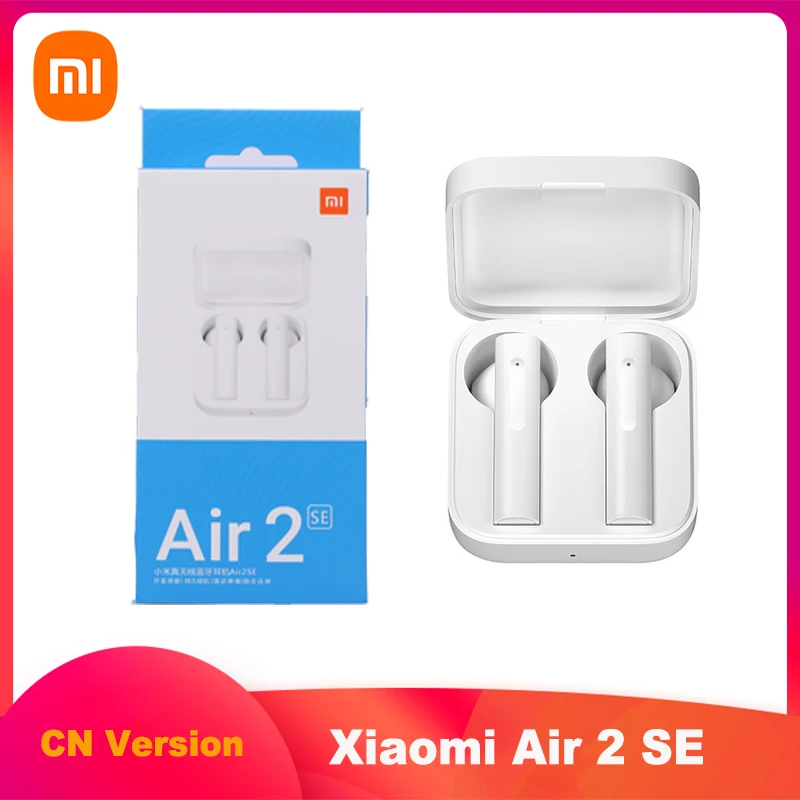 Оригинальный наушники Xiaomi Air2 SE TWS Mi Ture беспроводные Bluetooth-наушники AirDots Pro 2S SBC/AAC с сенсорным управлением и 20-часовым аккумулятором.