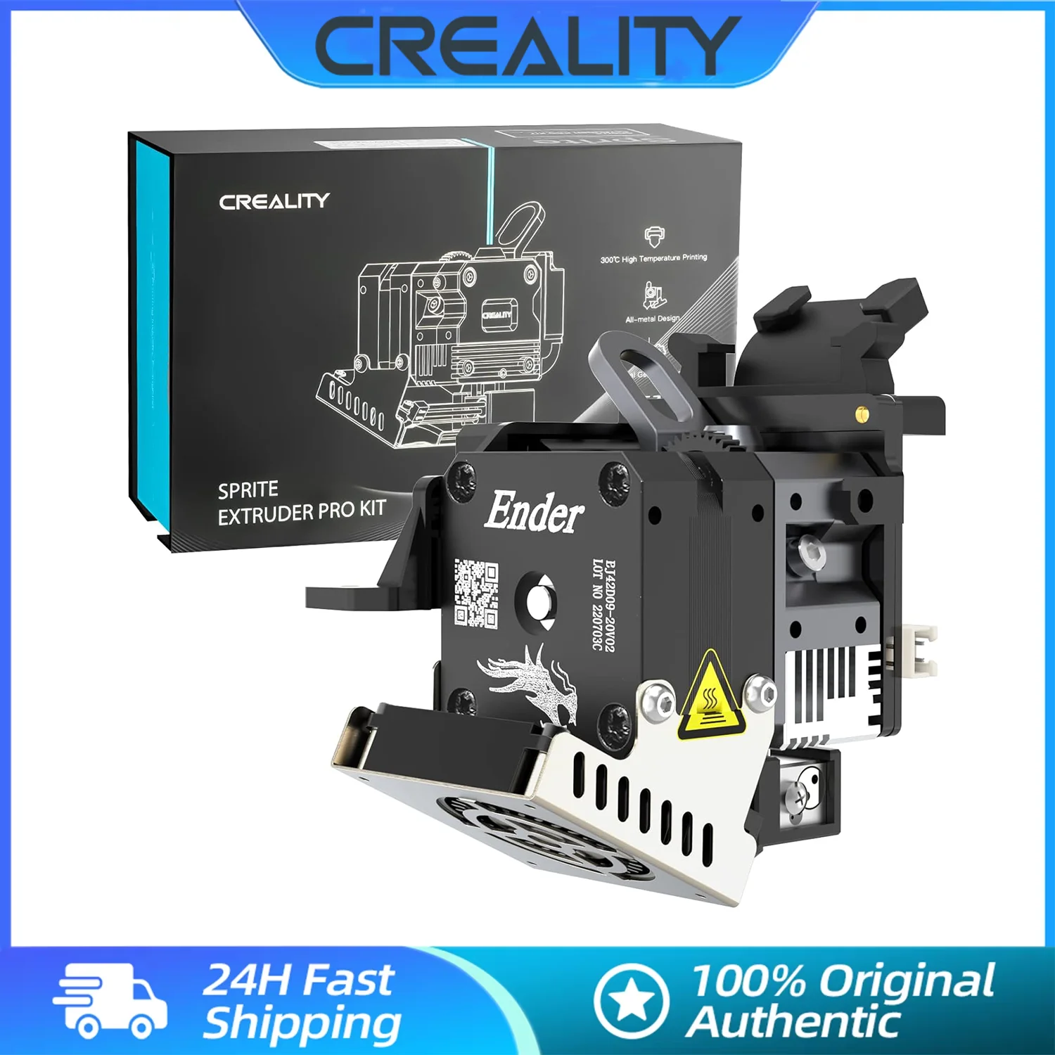 Creality Sprite Extruder Pro Kit 300р. ℃ Высокотемпературная печать Шаговый двигатель 80 Н для