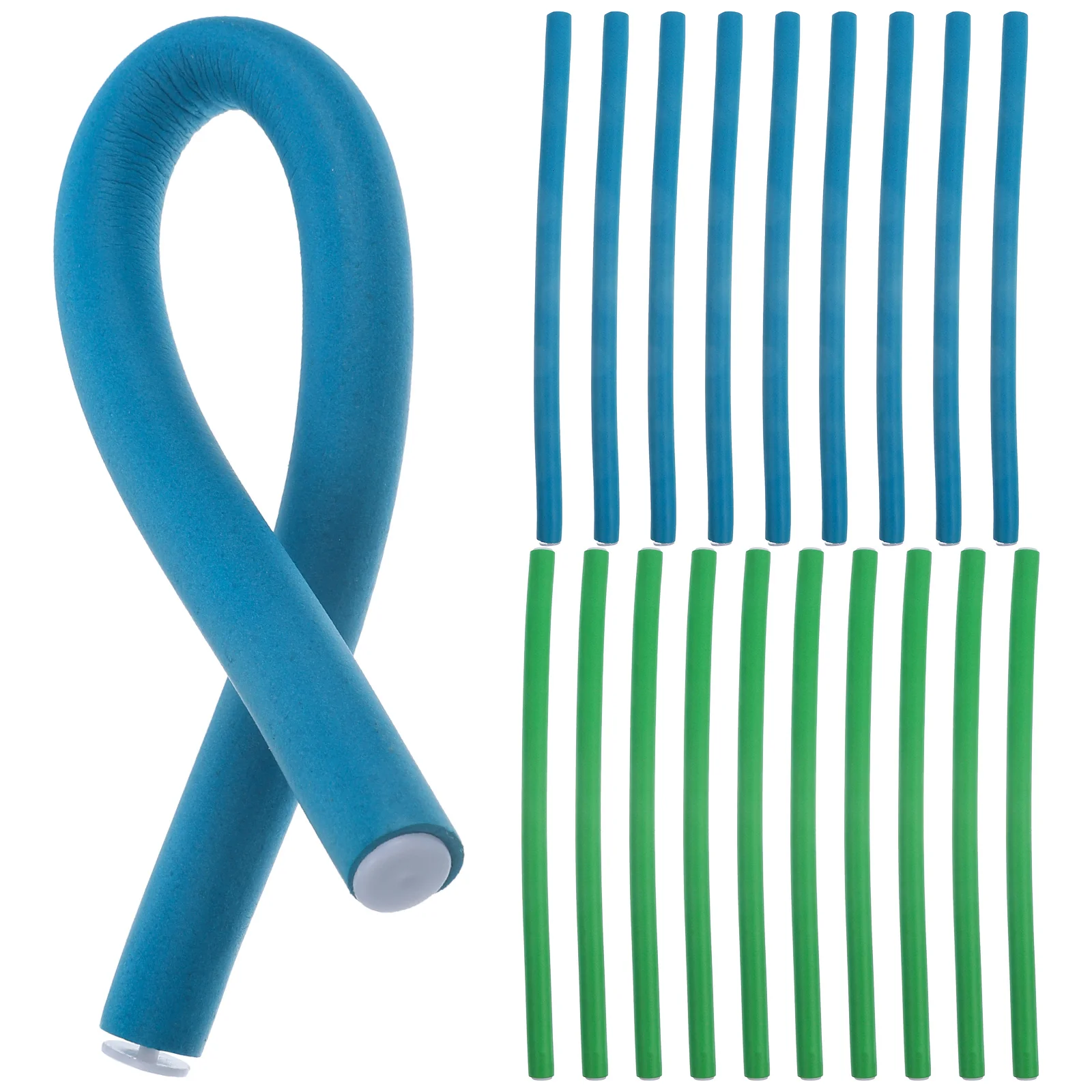 

2 Packs Women Hair Roller Small Rods Electric Curling Iron Rollers Long Short Wand Hot Weave Curlers