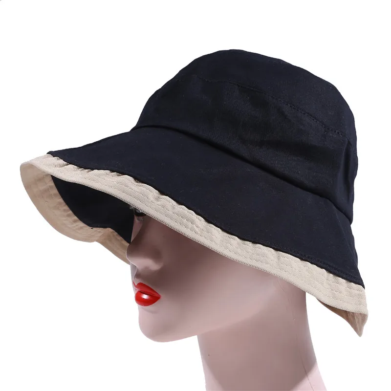 Шляпа Женская Солнцезащитная с широкими полями, модная пляжная Панама с бантом, с защитой от ультрафиолета, для отдыха на открытом воздухе, ...