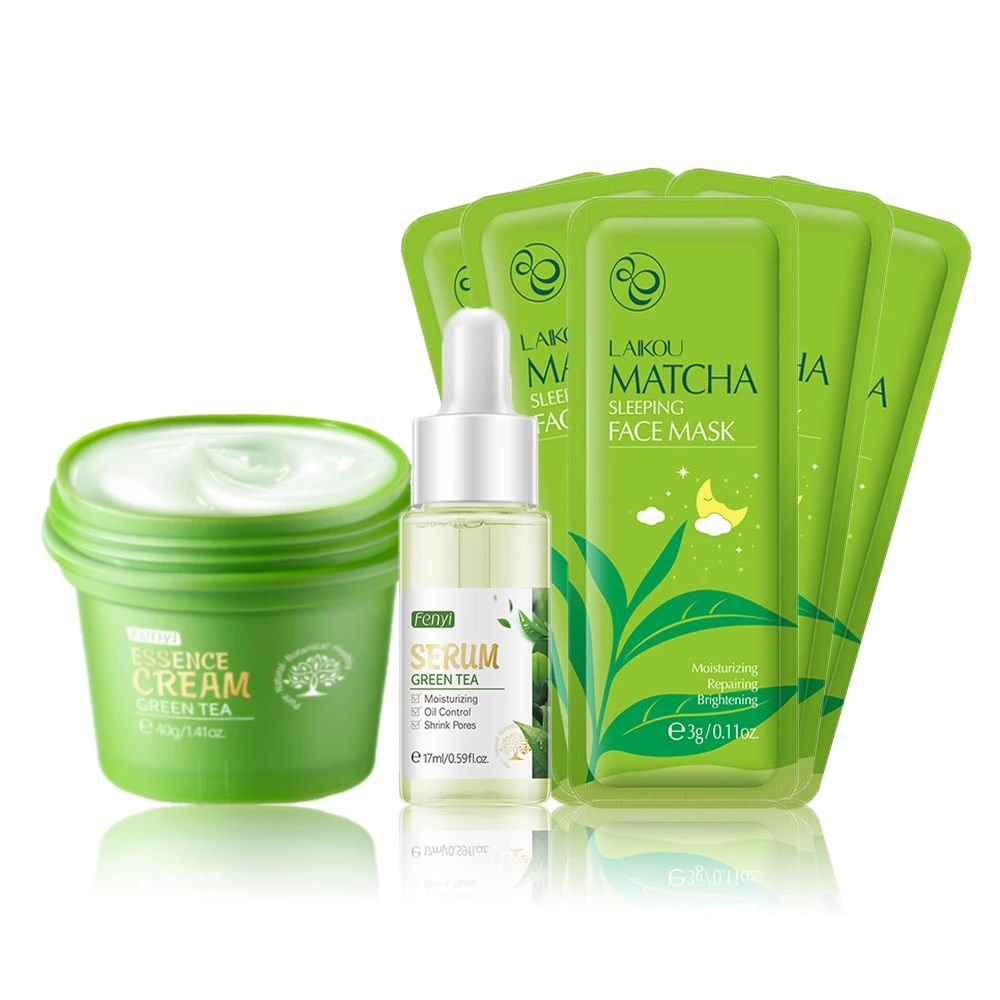 

Набор для ухода за кожей лица с экстрактом зеленого чая