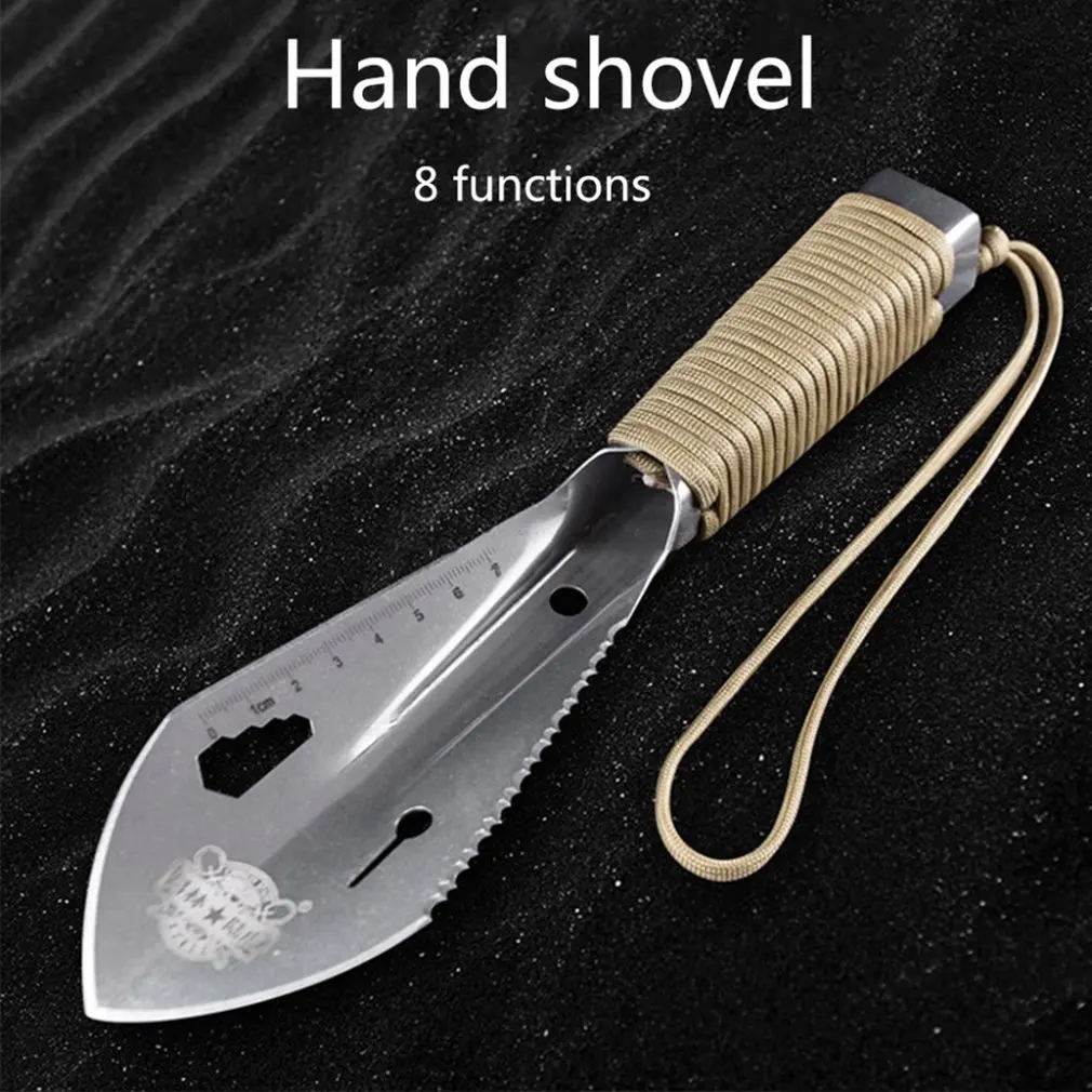 

Serrated Edge Digger Metal Detecting Garden Detector with Sheath Stainless Steel for nursery, landscaping,metal detecting