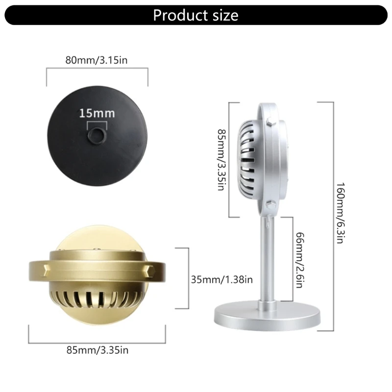 Цветной микрофон для сцены модель микрофона украшение стола любителей музыки