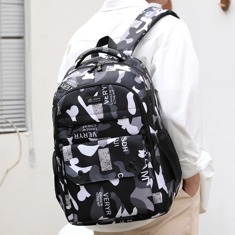 Large Capacity Students Oxford Camouflage School Bags New Outdoor Travel Business Leisure Backpacks for Men Females All-match