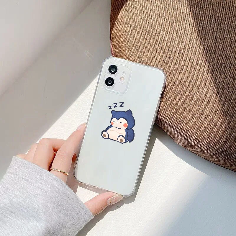 Чехол для телефона с изображением покемона Пикачу IPhone 13 12 11 Promax X Xr Xs Max 7 8 Plus милый