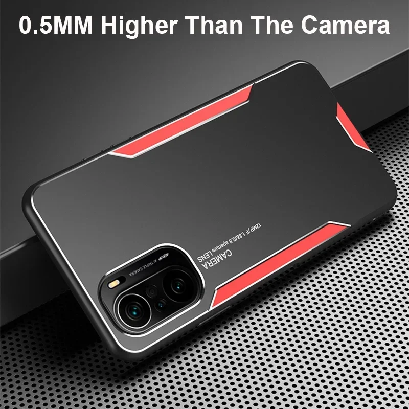 

For Xiaomi Mi 10T Lite 11T Pro Civi Mix 4 Poco X3 NFC F3 GT M3 M4 Pro funda Redmi Note 10 11 Pro Metal Phone Case coque capa