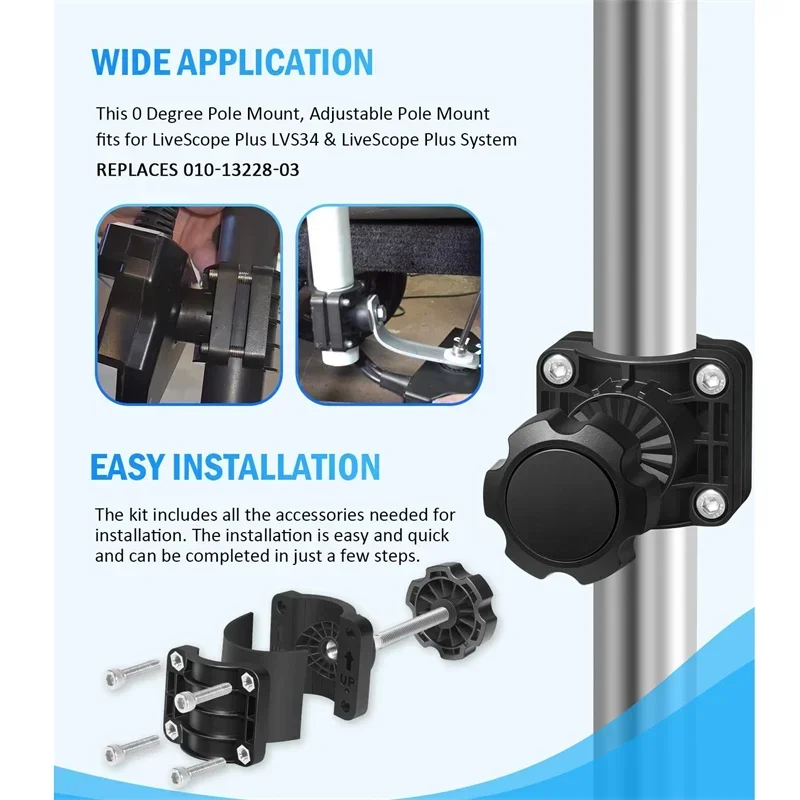 0-градусное крепление на столб регулируемое подходящее для системы LiveScope Plus LVS34 и