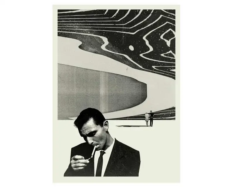 

Винтажный постер «Назад в будущее» на холсте