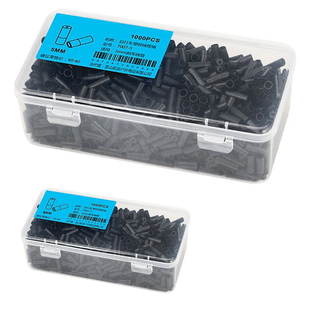 1000 шт./коробка наконечники тормозного троса 4/5 мм