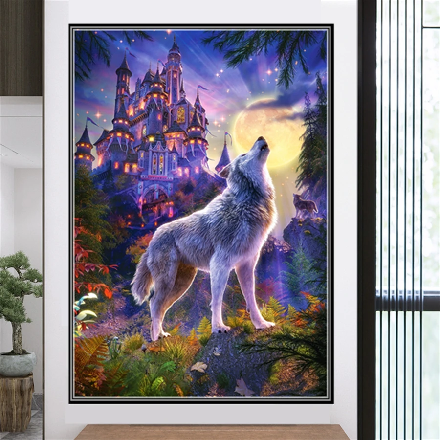

DIY 5D Diamond Painting Animal Series Kit Lovely Full Drill Square Embroidery Mosaic Art Picture Of Rhinestones Home Decor Gifts