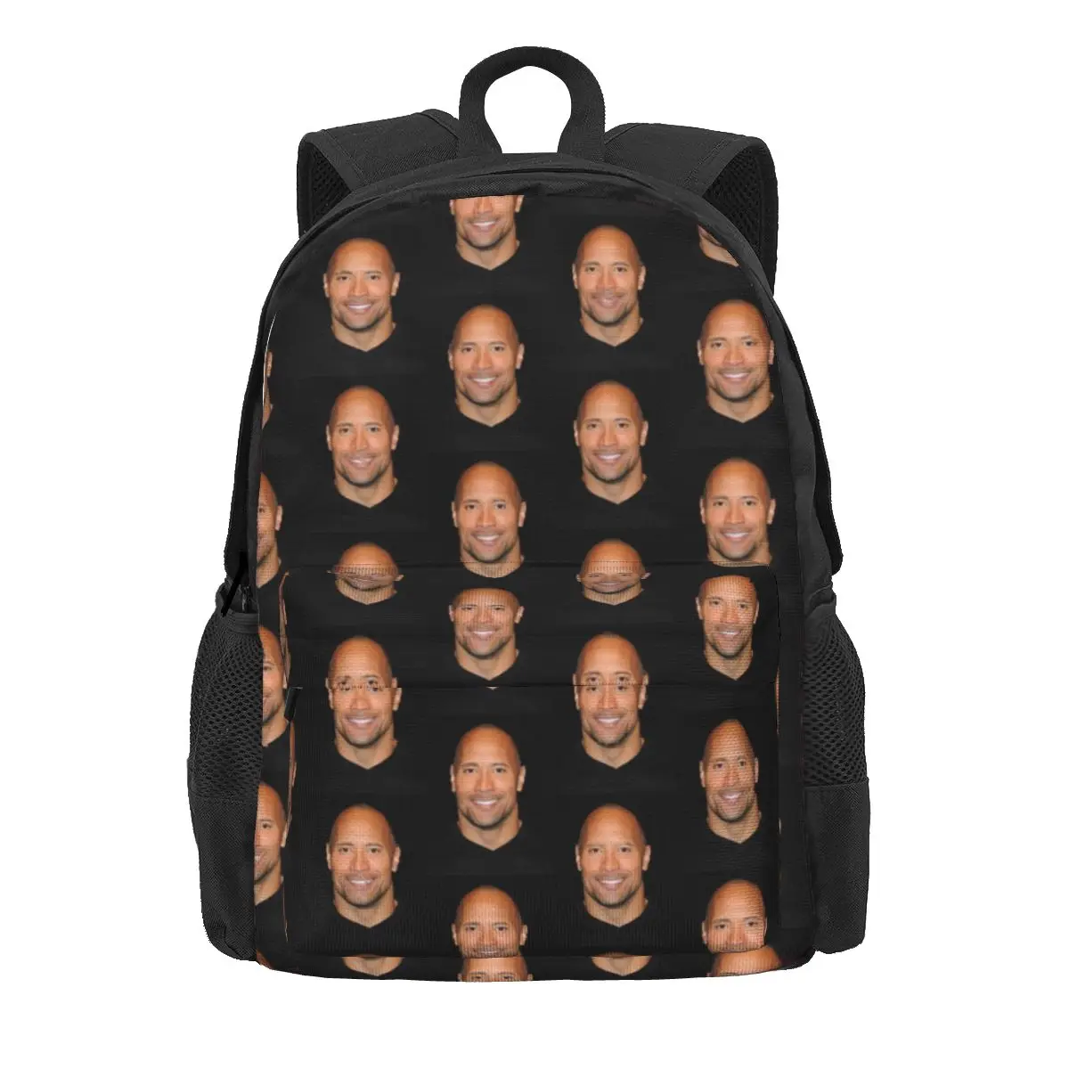 

The Rock Women Backpack Mochila Children School Bag Dwayne American Johnson Rucksack Teenage Large Capacity Travel Shoulder Bag