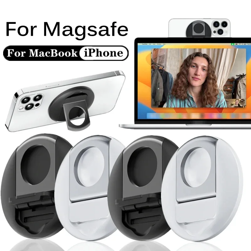 

Magnetic Phone Holder for Magsafe Phone Stand Camera Mount for iPhone 12 13 14 Series Phone Mount for MacBook Webcam Mount