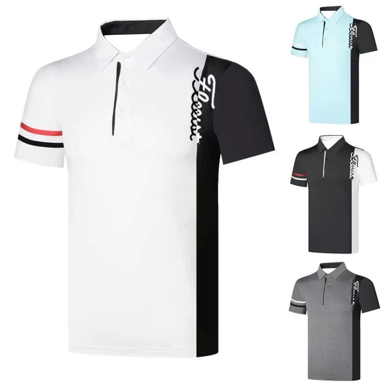

New Brand Polo Men's Quick Dry Golf Clothes Men Outdoor Breathable Short Sleeve Sports Slim Fashion Casual Tops Polo