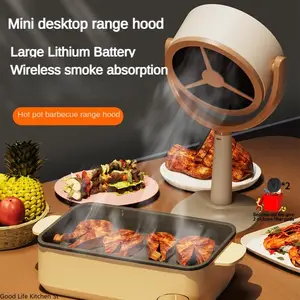 Desktop Range Hood Household Mini Compact Low Noise Portable Hot