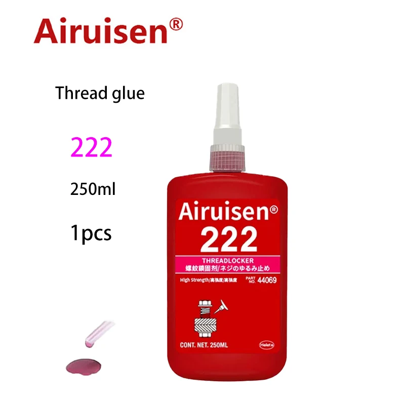 

Screw Glue Anaerobic Glue 222 250ml Thread Glue Metal Thread Locking Agent Tight Anti-loosening Seal