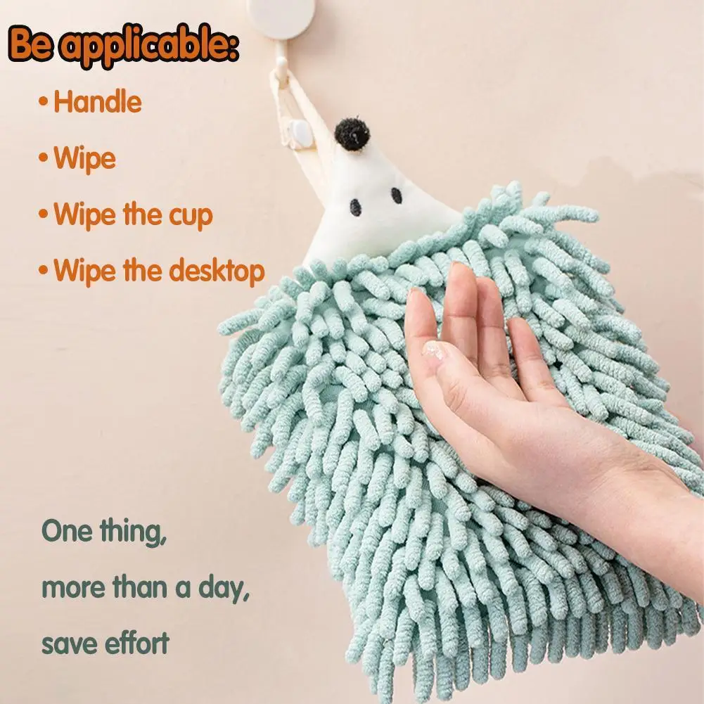 

Кухонное полотенце из синели, полотенце для рук в ванную комнату с впитывающими петлями, домашнее полотенце, полотенце из микрофибры, быстр...