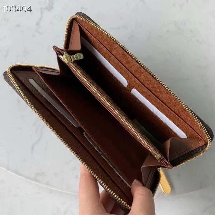 

High-grade grey leather wallet fashion luxury short wallet original quality