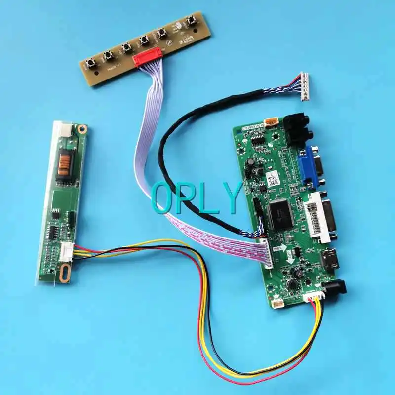 

LCD Monitor Screen Controller Board Fit N141X101 N141X201 N141X203 Kit 1-CCFL 14.1" 1024*768 VGA DVI HDMI-Compatible 20 Pin LVDS