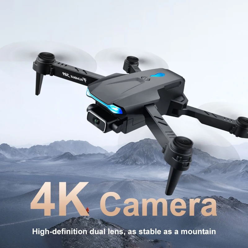 

Новый профессиональный мини-Дрон 4k HD Двойная камера Wi-Fi Fpv дроны сохранение высоты радиоуправляемые вертолеты Квадрокоптеры игрушки
