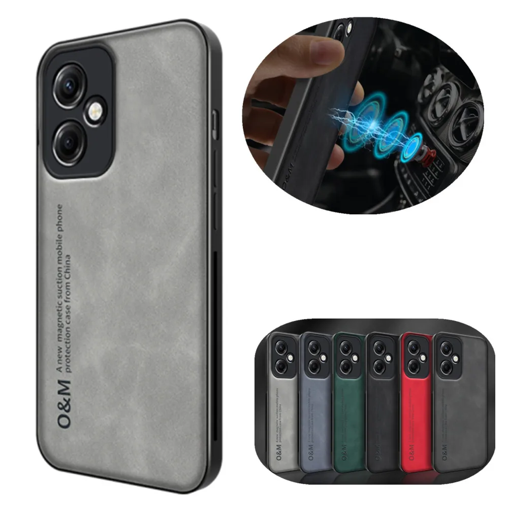 

For Oneplus Nord Ce 3 Lite 5g Case Shockproof Car Magneti Skin Feel Leather Phone Coque for One Plus Nord Ce3 Lite Back Cover