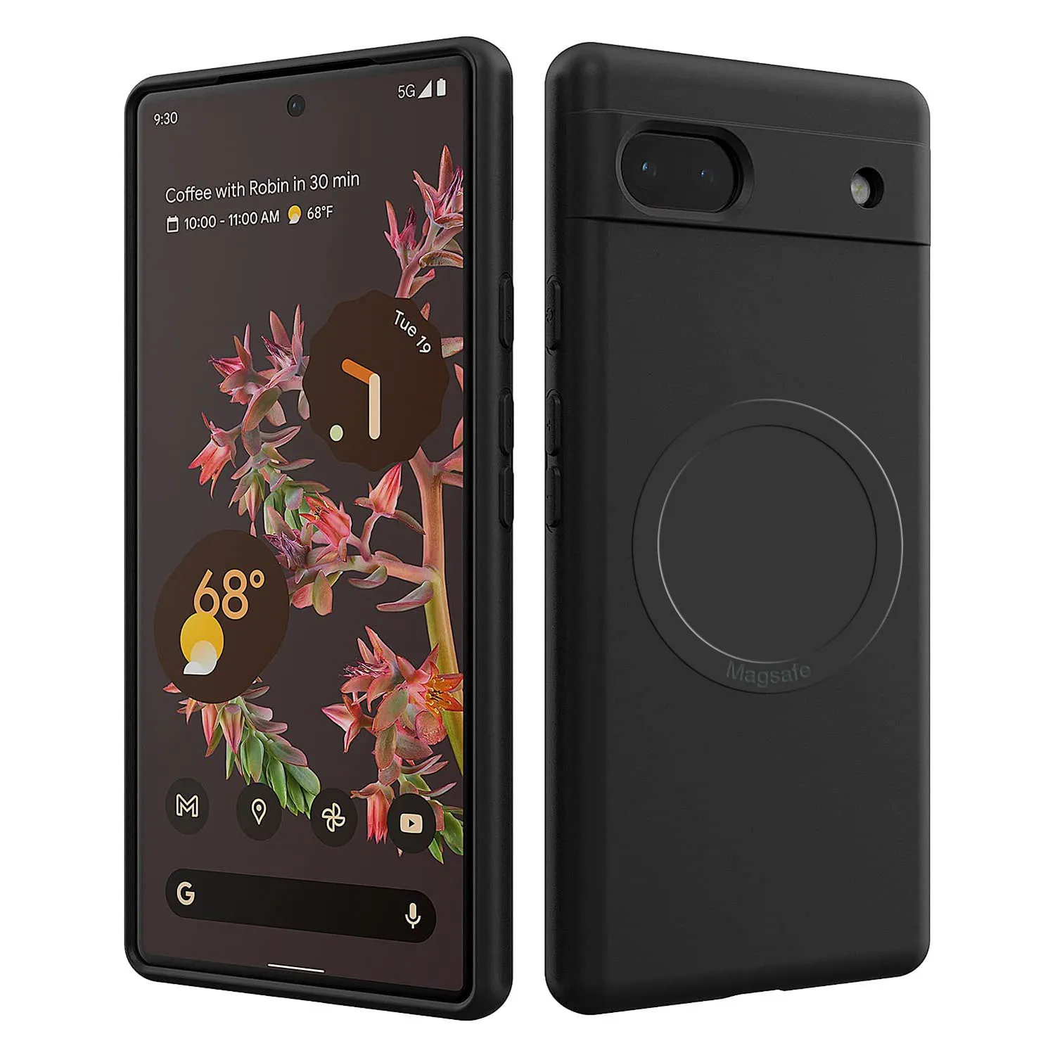 

Magsafe For Google Pixel 7 Pro Case Liquid Silicone Soft Matte Camera Protect Cover For Google Pixel 6A 6 Pro 6Pixel7 Pro Phone