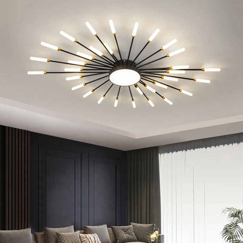 

Потолочные светильники в скандинавском стиле, Светодиодный Люстра для спальни, зала, детской комнаты, акриловые лампы с креплением и рамкой