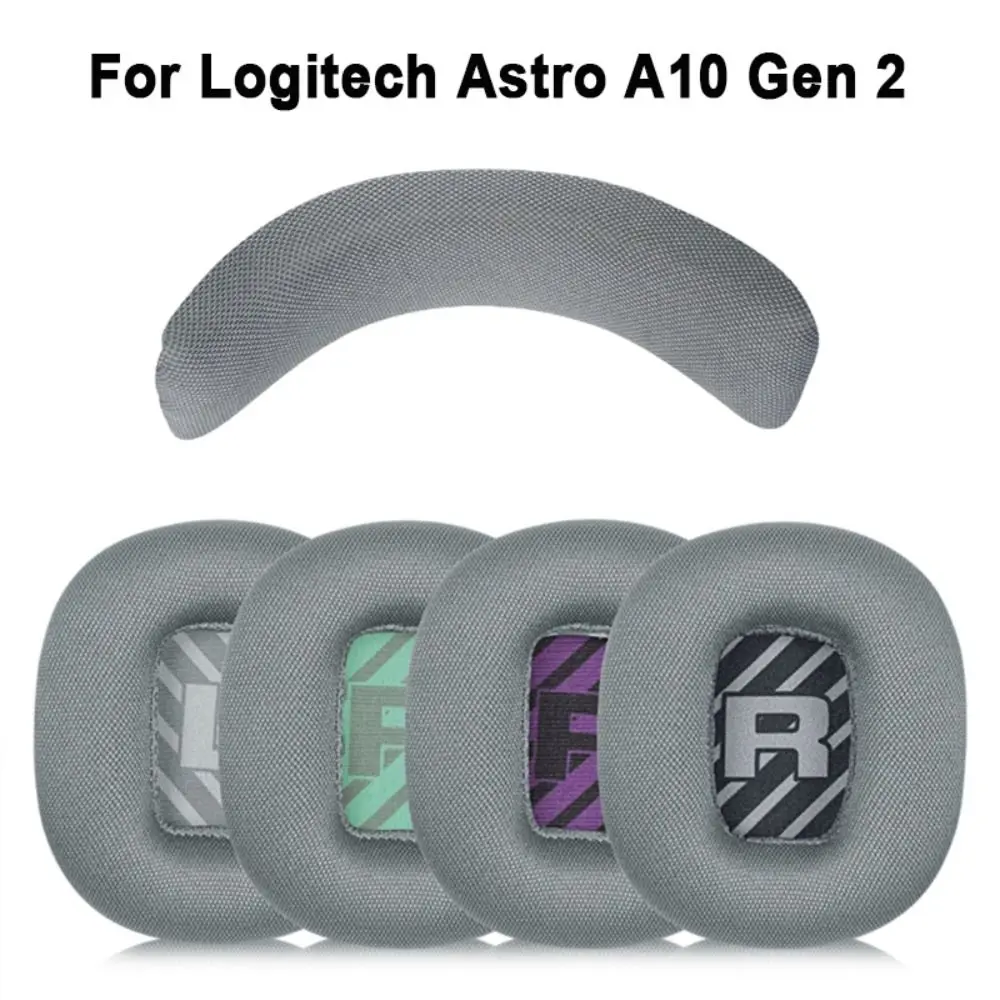 

1 пара амбушюров для игровой гарнитуры Logitech Astro A10 Gen 2, высококачественные тканевые амбушюры с эффектом памяти, сменные амбушюры, аксессуары для наушников