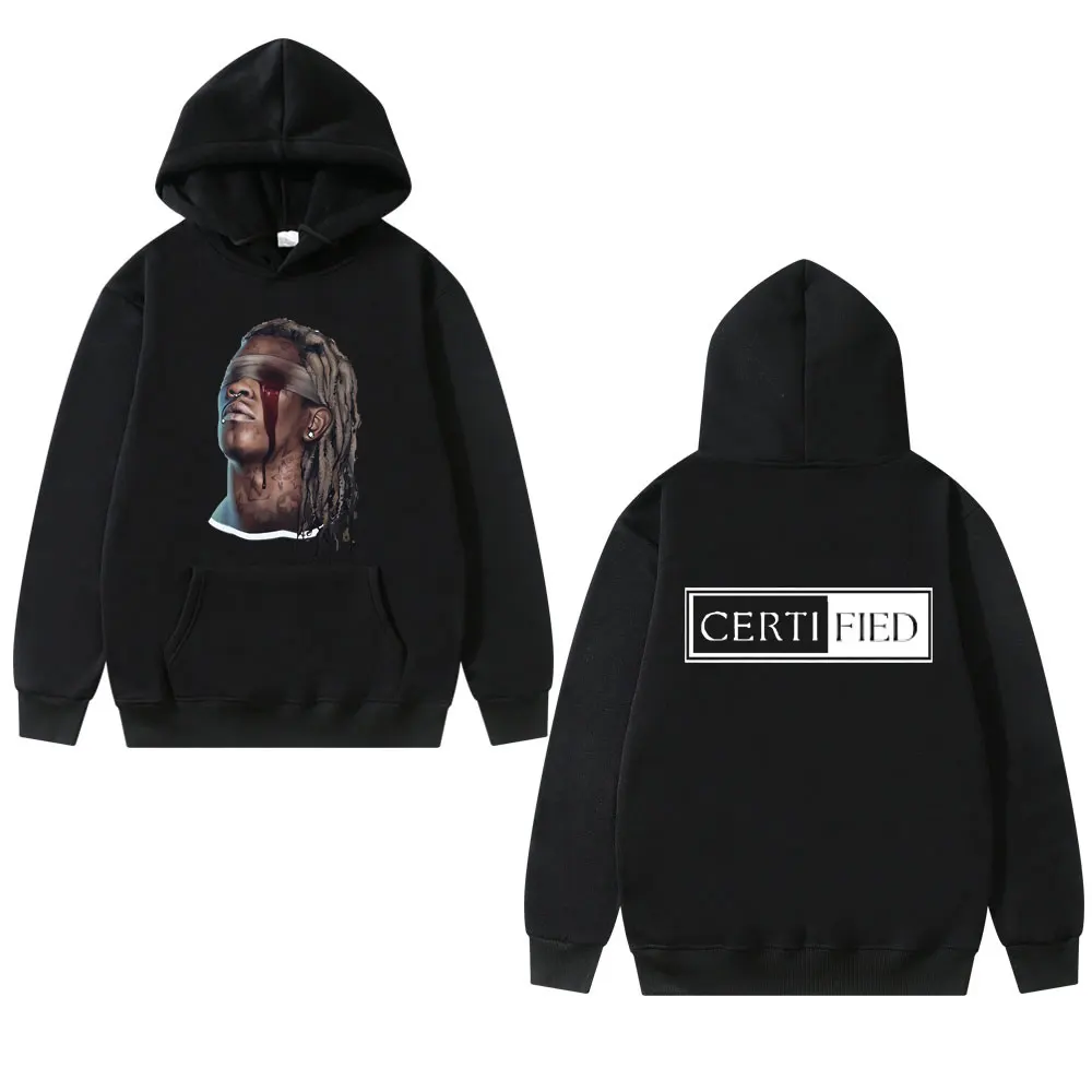 

Apper Young Thug Hip Hop Punk Style Hoodie Men Women Fleece Cotton Hooded Sportswear Unisex Fashion Vintage Oversized Hoodies
