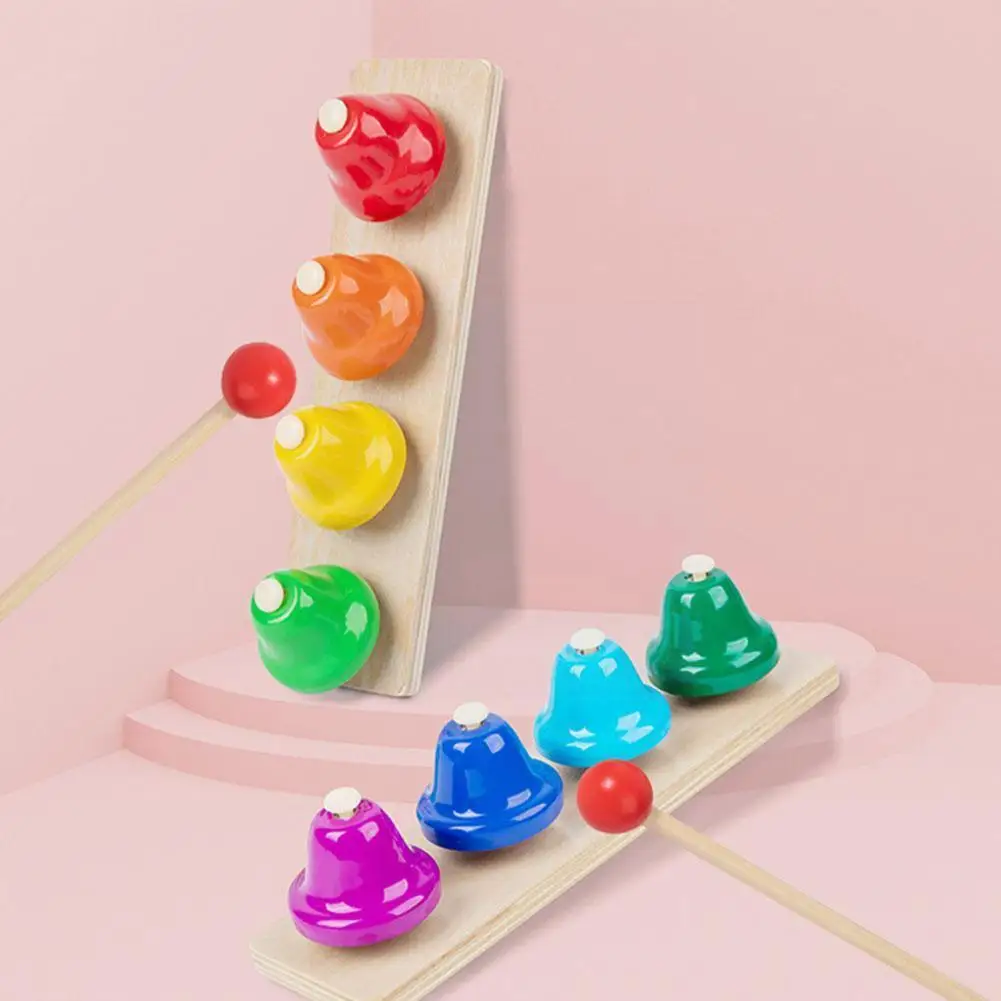 

Детский инструмент, игрушка, развивающая игрушка, колокольчик, игрушки, восемь нот, Ручной Забавный инструмент, музыкальное детское кольцо, ...