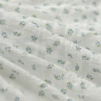 small fresh shredded flower bubble polyester fabric crushed sewing