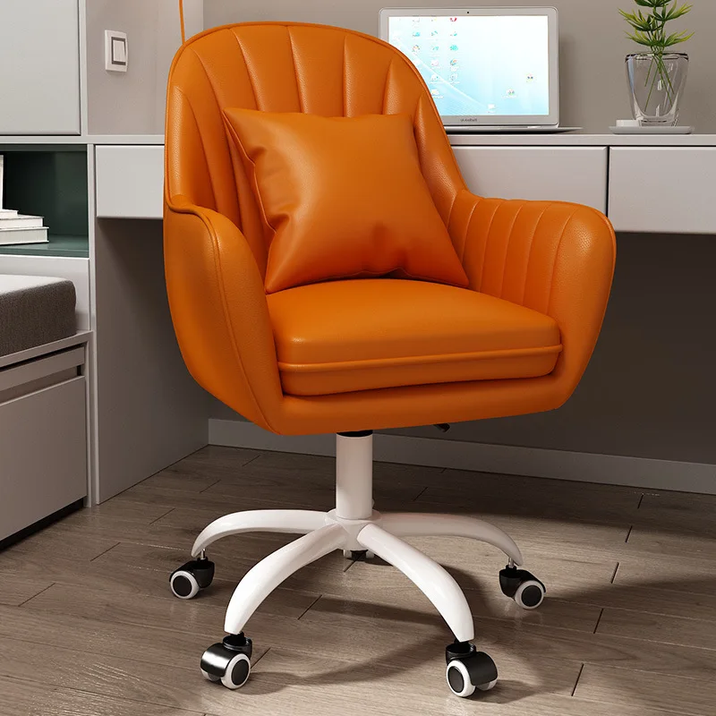 

2022 New Chair Computer Chair Nordic Home Comfortable Couch Spinning Lift Office Chair Girl Backrest Cosmetic Chair Game Chair C