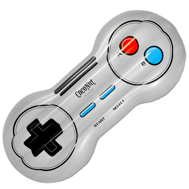 

Retro Game Controller Pool Float - 54" x 22", Inflatable Lounge, Anti-Leak, , Water Accessory