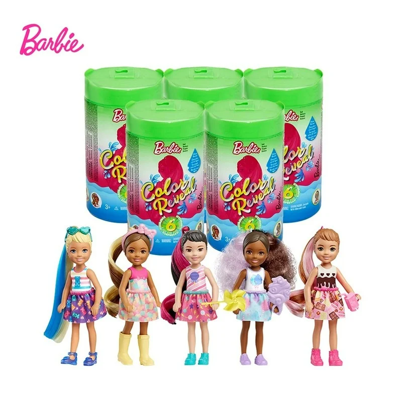 Кукла Челси с 6 сюрпризами Барби цвет определение температуры | Игрушки и хобби