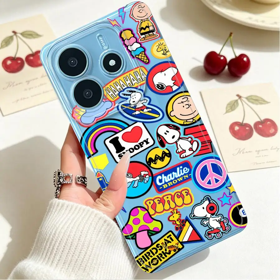 Фото Чехол S-noopys с эмблемой для Xiaomi Redmi Note 15 Pro 11S 14C Note 13 Note14 10S Note11 13C 12 9 10 A4 A7 12S, мягкий чехол для телефона №3