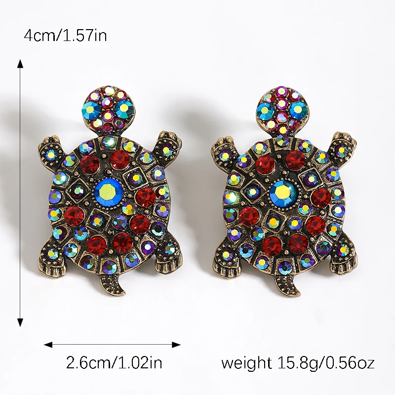 Классические стильные серьги-гвоздики в форме животных для женщин