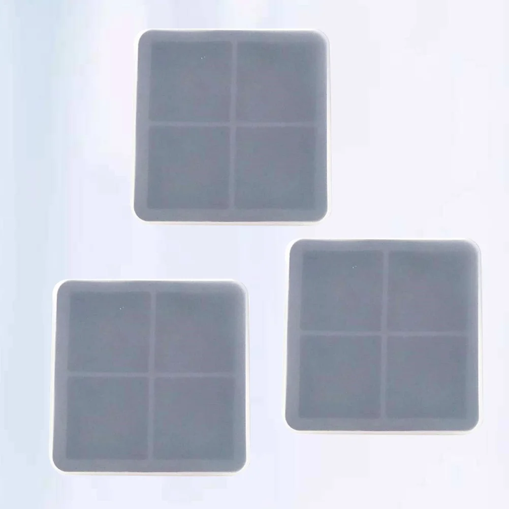 

1 Bag 4 Cavities Portable Practical Durable Cube for Cupcake