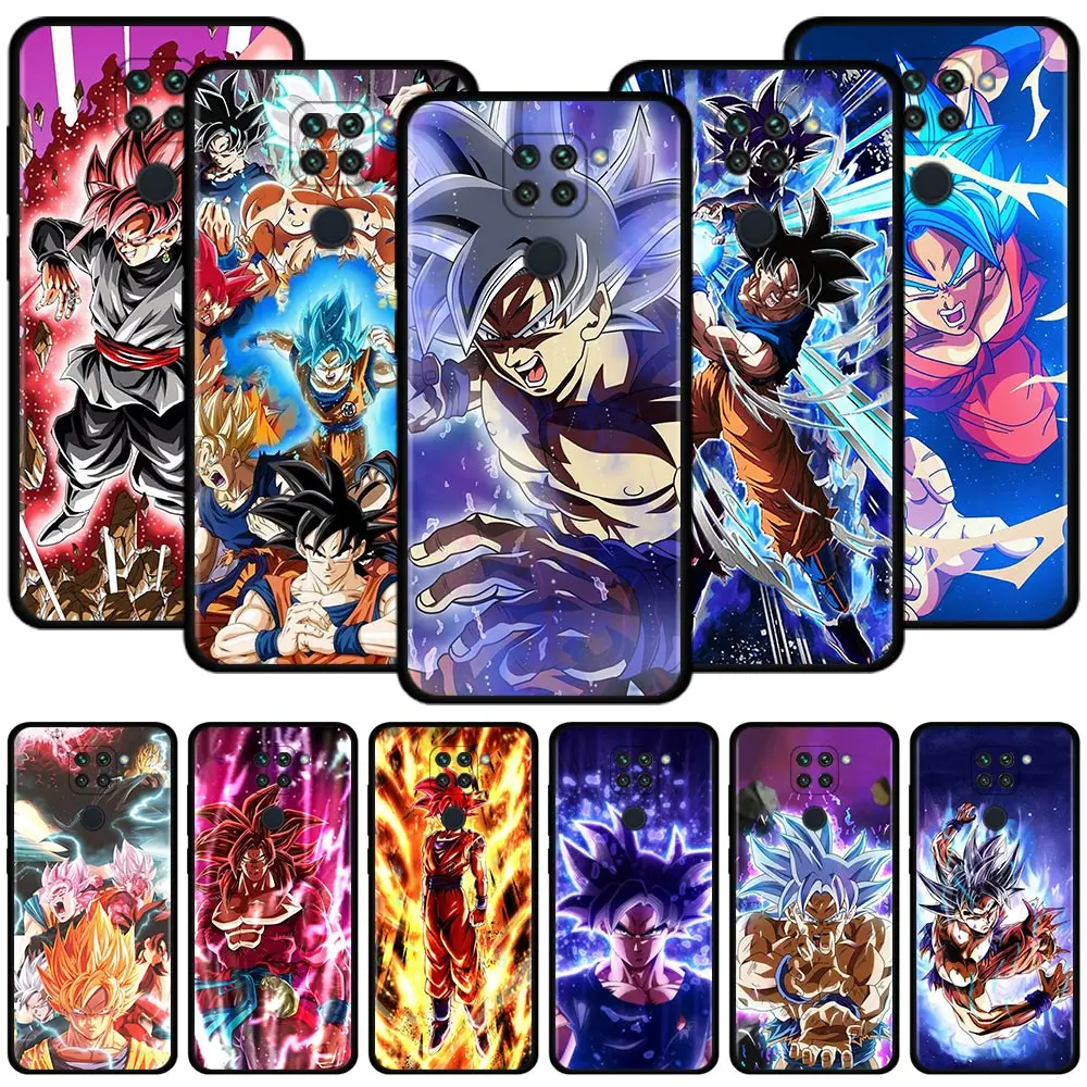 

Phone Case For Xiaomi Redmi Note 11 10 8 Pro Cover 10 9 9T 9S 8T 8 7 for redmi 10 9 9C 8 Funda DRAGON BALL Goku Gotenks