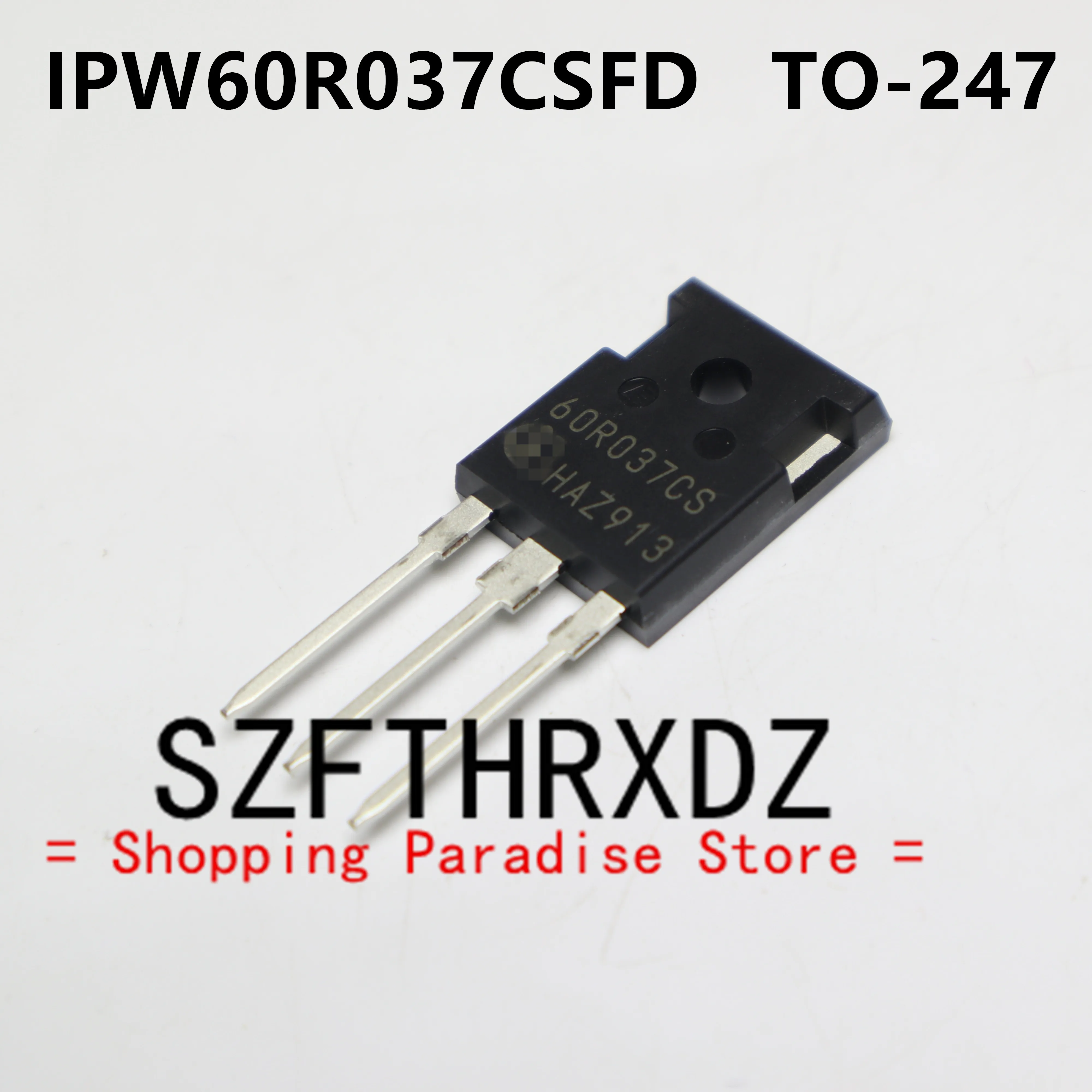 

10 шт. 100% новый импортный оригинальный IPW60R037CSFD 60R037CS TO-247