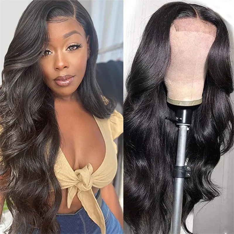 Karbalu Peruvian Body Wave Lace Front Wig Human Hair Wigs For Women Human Hair HD Lace Frontal Wigs Body Wave Lace Closure Wig