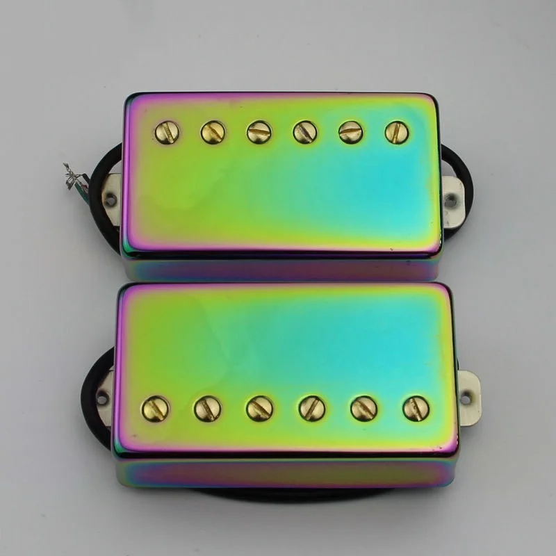 GUYKER Chameleon Rainbow Set Pickup + Lock String Tuners Tune O Matic Электрогитарный бридж крышка