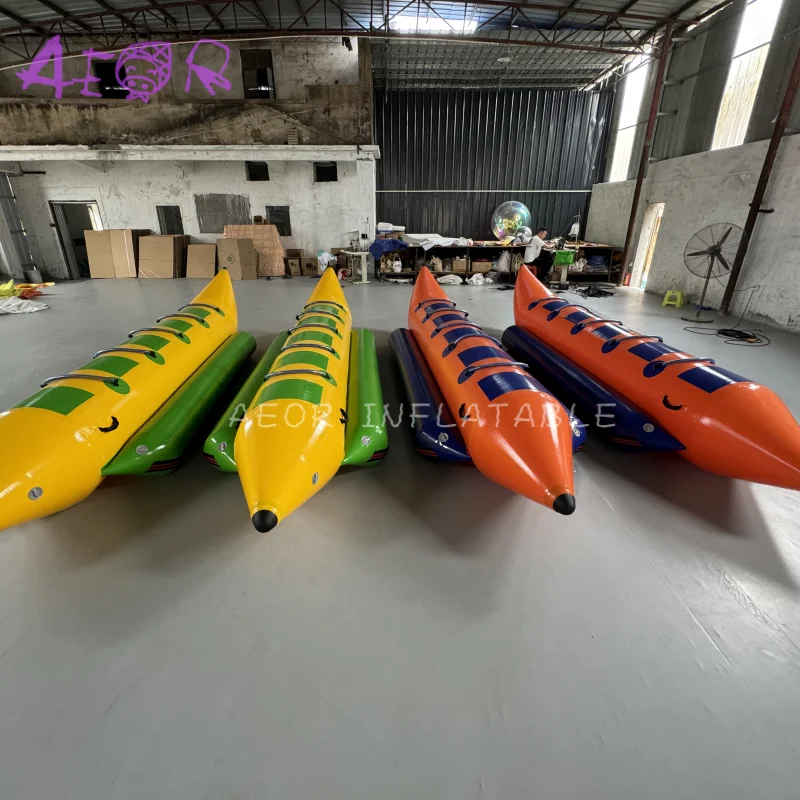 Горячие продажи водных игр Fly Fish Banana Boat Factory Custom Надувная морская банановая лодка