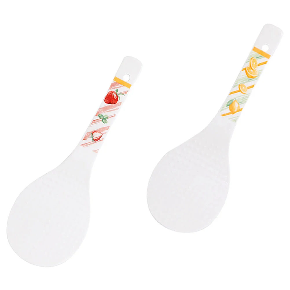 

Rice Spoon Paddle Serving Scoop Spatula Sushi Kitchen Ceramic Soup Cooker Spoons Sturdy Resistant Scooper Potato Multi Function